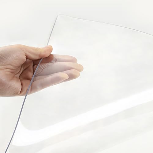 Nappe imperméable transparente PVC film doux protection table bureau