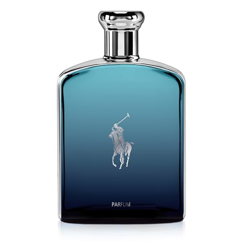 Ralph Lauren Polo Deep Blue Parfum - Perfume para Hombre, Fragancia Intensa Acuática y Amaderada con Mango Verde, Ciprés y Musgo Marino, Estilo Libre y Sofisticado, 200 ml