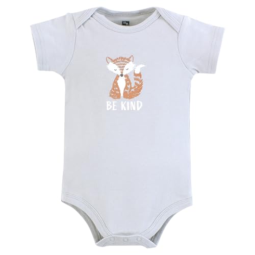 Image of Hudson Baby Unisex Baby Cotton Bodysuits 5-pack