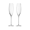 Waterford elegance optic classic champagne flute pair  urban country home decor