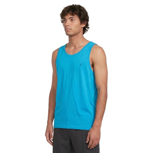 Image of Volcom Men's Solid Tank, Bay Blue Heather
