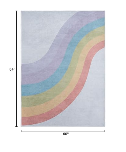 Tapete infantil Well Woven 5 x 7 ft multi color miniatura 2