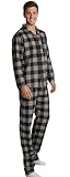 #followme Mens Flannel Pajama Coat Set 44917-1D-XXXL