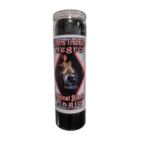 Contra Trabajo Negro Veladora Preparada/Against Black Magic Prepared Candle