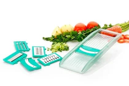 6 in 1 Veg Slicer Used in All Kinds of Household and Official Kitchen Purposes Specially for Cutting and Slicing of Various Types of Vegetables. 2