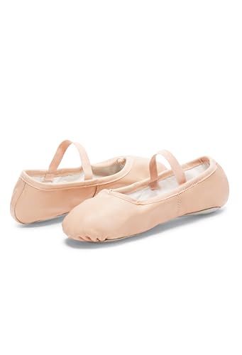 Balera Leather Full-Sole Ballet Shoe for Girls & Women Perfect for Dance