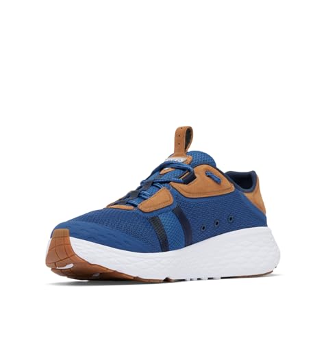 Columbia Columbia Mens PFG Castback TC Slip On Boat Shoe, Carbon/Collegiate Navy, 10.5