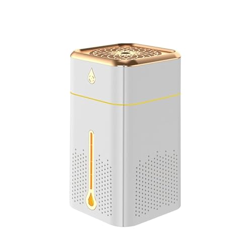 Image of Smart Ultrasonic Cool Square Humidifier Super Quiet Auto Shut-Off Ice Fog Mist Humidifier for Room Moisture Aroma Diffuser for Home Office spa Nursery & Living Room Cool Mist Humidifiers