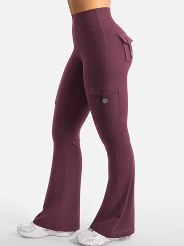 Image of YEOREO CoreFlex Women Workout Flare Leggings