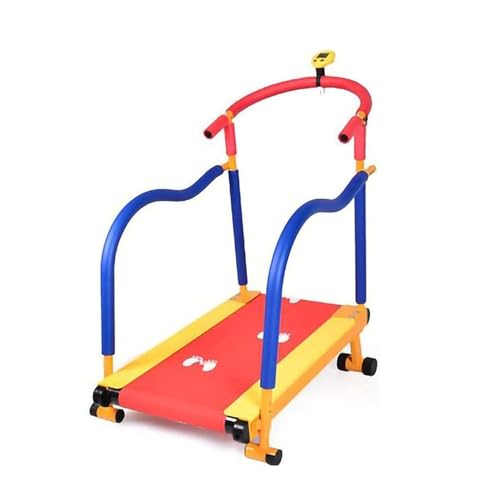 Image of Kids Non-Motorized Treadmill with Adjustable Incline,Led Display,and Safety Handle for Indoor Exercise and Fun,L
