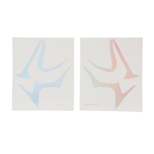 Matybobe Pegatinas de Tatuajes Temporales a Prueba de Sudor, Pegatinas de Transferencia de Agua para Festivales de Música KPop, Pegatinas de Tatuajes Temporales, (LBTLaser Pegatinas para el pecho)
