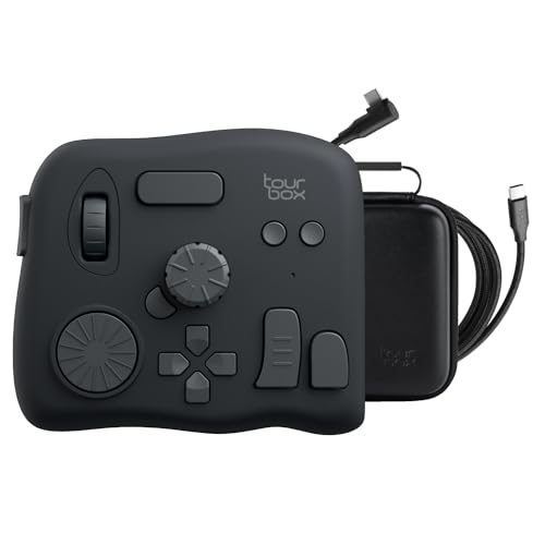 TourBox NEO - Creative Console Fully Customisable, Speed Editor for Drawing, Video Photo Editing,...