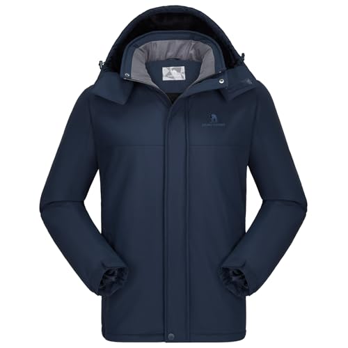 CAMEL CROWN Men's Mountain Ski Snow Jacket Waterproof Winter Coat Snowboarding...