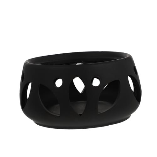 BIUDECO Teapot Warmer Stand Ceramic Tea Pot Heater Mud Material Health-Preferred High-Temperature Fired Versatile