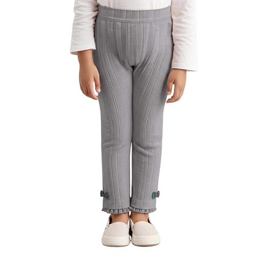 Genérico Leggings Niñas Pantalones Largos Pantalone para 3 Deportivos Yoga con Bolsillos y Detalle en V Deportes Baile Gimnasia Transpirables Cómodos Elásticos