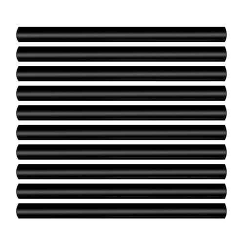 Colle adesive nere a caldo, 10 pezzi, per colla, multiuso, per riparazioni e progetti di incollaggio