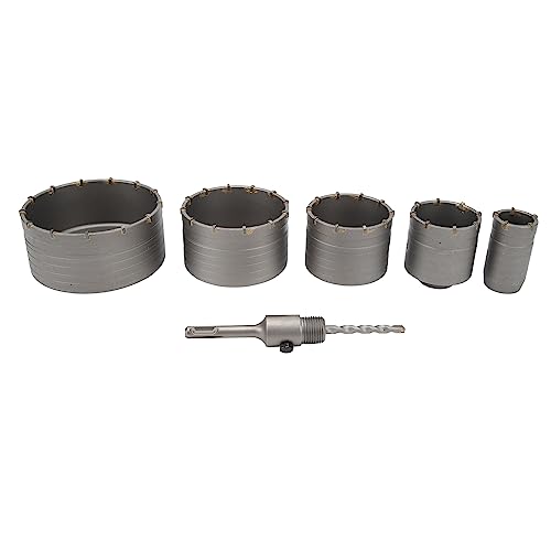 Kit de 6 brocas corona para concreto 40-125 mm miniatura 4