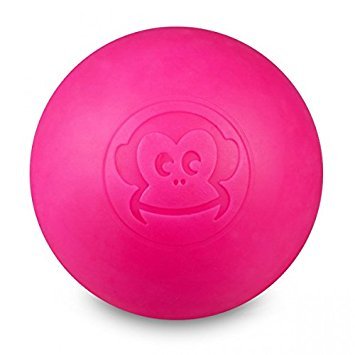 Pelota de lacrosse Captain LAX, rosa neón
