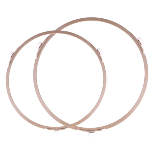 TEHAUX 2pcs Microwave Turntable Ring Microwave Oven Tray Microwave Turntable Roller Replacement Microwave Wheel Microwave Rotary Support Microwave Wheel Ring Microwave Accessories Plastic