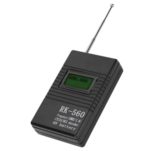 Tangxi RK560 Mini Radio Frequency Meter with CTCSS/DCS Decoder 50MHz-2.4GHz Portable Handheld Radio Frequency Testing