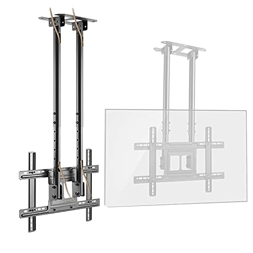 Support TV double pôle - Support articulé à mouvement complet pour écrans plats et incurvés - Solution peu encombrante pour des angles de vue optimaux