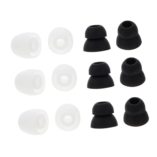 SOLUSTRE 12 Sets Ear Caps Supple Cover for Headset Headphone Earpads Headset Cover Earbud Caps Anti-Slip Earbuds Tips Replacement Earbuds Caps ANC Headphones Headphone Covers