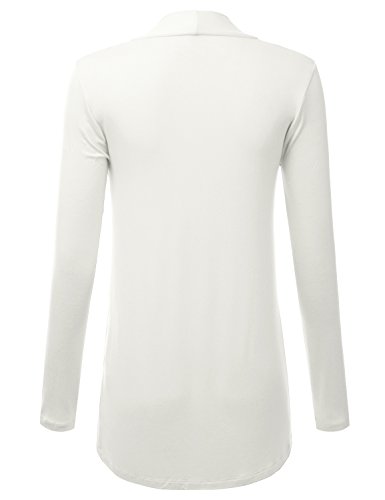 Image of LALABEE Women's Draped Open-Front Long Sleeve Light Weight Cardigan (S~3XL)