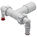Produktbild Doppelanschluss-Siphon DN 32 für Waschmaschine und Trockner, Wandanschluss Ø40 mm, Kunststoff