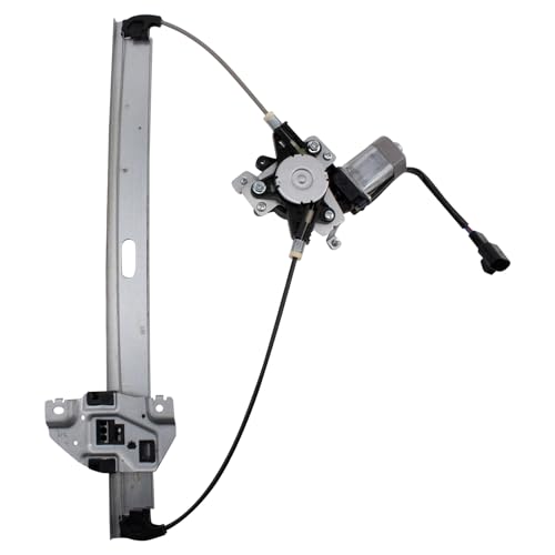 Image of TRQ Rear Right Power Window Regulator & Motor Assembly Passenger Side Compatible with 2002-2007 Saturn Vue