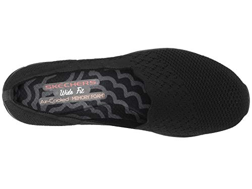 Image of Skechers Women's Seager Stat Scalloped Collar Engineered Skech-Knit Slip-on Classic Fit Loafer