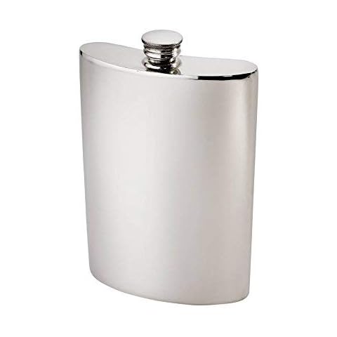 Wentworth Pewter - Petaca de peltre de 10 onzas muy grande Cover