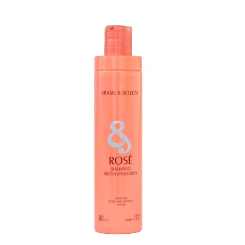 Champú B&B Rosé Keratina y Hialurónico Reconstrucción sin sal 250ml