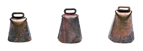 Januel - Sonnaillon Bell Handmade Brass-Plated Steel France No. 0 - Height 35 mm, Multicolored, Hauteur 35mm - Image 3