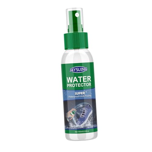 FerneeButy Spray protector de gamuza de 100 ml, impermeable, resistente a las manchas, para botas de cuero nobuk, zapatos, bolsas, revestimiento invisible