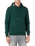 Tommy Hilfiger Herren Global Stripe Hoody Hoodies, Hunter, M