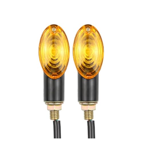 Clignotant de moto 12V universel avec ampoule ambre pour feux de signalisation