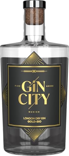 Gin City Gold Gin BIO Flasche (0,5 Liter)