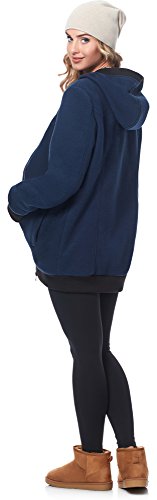 Be Mammy Chaqueta Abrigo Premamá Panel Extraíble Embarazo Ropa Invierno BE20-181 - Imagen 7