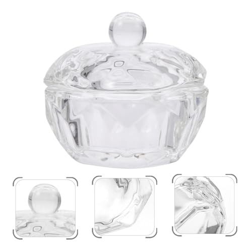 Set de 3 recipientes de cristal para arte de uñas miniatura 7
