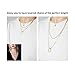 ADMITRY 3 Pcs 925 Sterling Silver Necklace Extender, Durable Chain Extenders, Necklace Bracelet Anklet Jewelry Extension for Women (1 2 3 Inch)