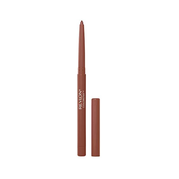 Revlon ColorStay Lip Liner, Lip Makeup Stocking Stuffers for Women, With Built-In Sharpener, Longwear Rich Lip Colors, 630 Nude, 0.01 oz
