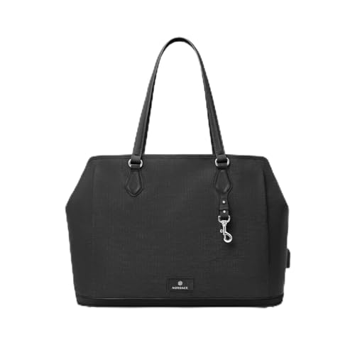 Nordace Siena Pro Tote Plus - Spacious 15 Inch Laptop Work Tote Bag for Everyday & Travel (Black)