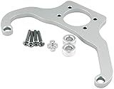 Allstar PerformanceAllstar ALL54282 Silver Anodized Billet Aluminum Fuel Regulator Mounting Bracket for 4500 Style Series Carburetor and Aeromotive Regulator