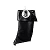 Boland 81996 Pirate Musketeer Synthetic Leather Boot Tops Black #3