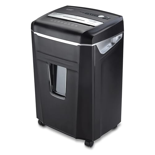 Image of Aurora JamFree AU1400XA 14-Sheet Crosscut-Cut Paper /CD /Credit Card Shredder with Pull-Out Wastebasket