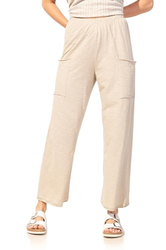 Habitat Clothes Escape Cotton Slub Patch Pocket Pullon Flood Khaki