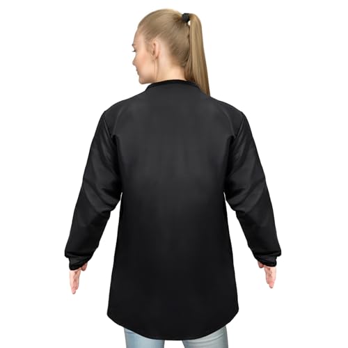 Waterproof Pet Grooming Smock, Long Sleeves Dog Grooming Workwear, Anti-Static Baber Uniform with Full Zipper & Pocket4