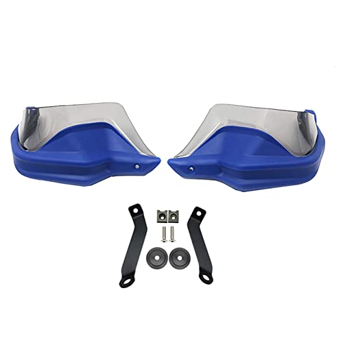 YESKIT Motorrad Handprotektoren Schild Wachen Windschutzscheibe Hand Wind Schutz Für Honda CB650F CBR650F CB650R 2014-2021 2019 2020 2021 (Color : Blue Grey Set)