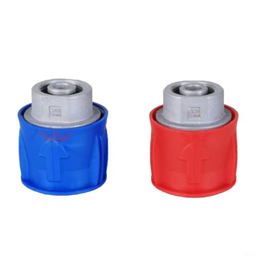 Entgoinggo Adaptador de audio y vídeo, juego de conectores de aleación de aluminio modelo 5 de 9 mm y modelo 4 de 8 mm para ajustes, edición de audio y video
