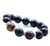 Bracciale, Feng Shui Bracciale ricchezza Occhio di Tigre Pietra Pi Xiu Bracciale Chakra Bracciale in Gioielli Talismano Pi Yao Porta Moneta per la creazione di ricchezza Spiriti Manna